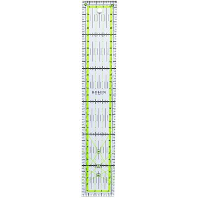 Bohin Règle patchwork 30x5 - acrylique - transparente - Ruler - Publicité Bohin Règle patchwork 30x5 - acrylique - transparente - Ruler - Publicité
