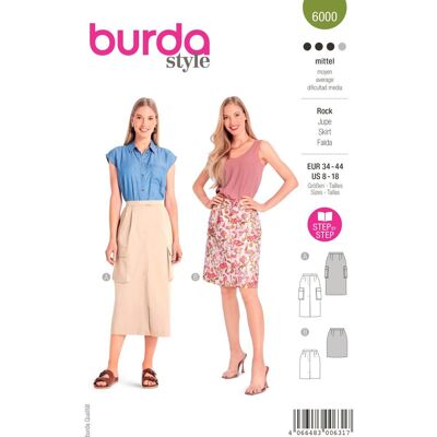 Burda - BURDA 6000 - Beige - Sewing pattern - Publicité Burda - BURDA 6000 - Beige - Sewing pattern - Publicité
