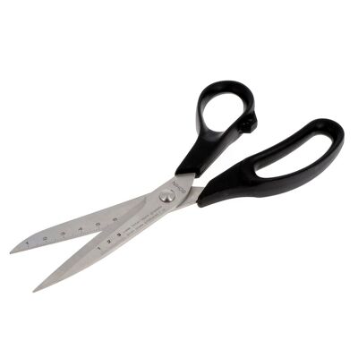 Bohin - Ciseaux de couture gradués 22 cm - échelle intérieure 7 cm - lames inox - poignée plastique - Scissors - Publicité Bohin - Ciseaux de couture gradués 22 cm - échelle intérieure 7 cm - lames inox - poignée plastique - Scissors - Publicité