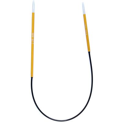 Aiguille circulaire Knit Pro Zing 25cm - Sans stress - Publicité Aiguille circulaire Knit Pro Zing 25cm - Sans stress - Publicité