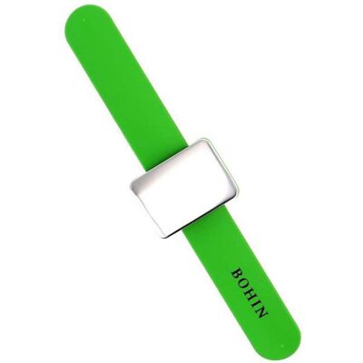 Bracelet porte épingles magnétique vert Bohin - Bohin - Mondial Tissus - Publicité Bracelet porte épingles magnétique vert Bohin - Bohin - Mondial Tissus - Publicité