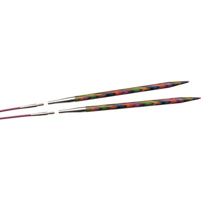 Aiguilles circulaires interchangeables KnitPro Symfonie - 5 mm - Bois - Publicité Aiguilles circulaires interchangeables KnitPro Symfonie - 5 mm - Bois - Publicité