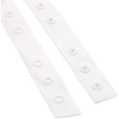 Blister pression sur ruban 1.8 cm X 75 cm blanc Bohin - Bohin - Mondial Tissus - Publicité Blister pression sur ruban 1.8 cm X 75 cm blanc Bohin - Bohin - Mondial Tissus - Publicité