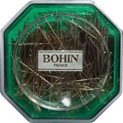 Bohin - 100g Thick Pins - 0,05-0,1 cm diamètre - Pins - Publicité Bohin - 100g Thick Pins - 0,05-0,1 cm diamètre - Pins - Publicité