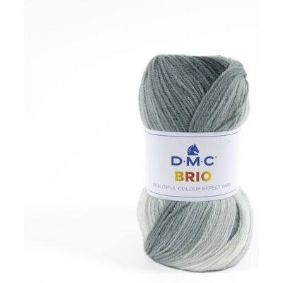 DMC - Brio 403 - blanc - vert - Yarn - Publicité DMC - Brio 403 - blanc - vert - Yarn - Publicité