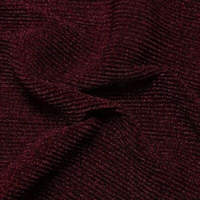 Maille jersey lurex plissée mousse fuchsia - Mondial Tissus - Publicité Maille jersey lurex plissée mousse fuchsia - Mondial Tissus - Publicité