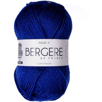 Pelote de laine idéale 4 empire bleu roi Bergère de France - Bergère de France - Mondial Tissus - Publicité Pelote de laine idéale 4 empire bleu roi Bergère de France - Bergère de France - Mondial Tissus - Publicité