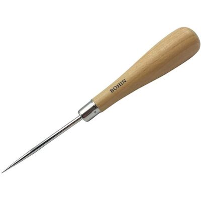 Bohin - Poinçon bois long - Wooden handle - 16 cm - poinçon de trous - Publicité Bohin - Poinçon bois long - Wooden handle - 16 cm - poinçon de trous - Publicité