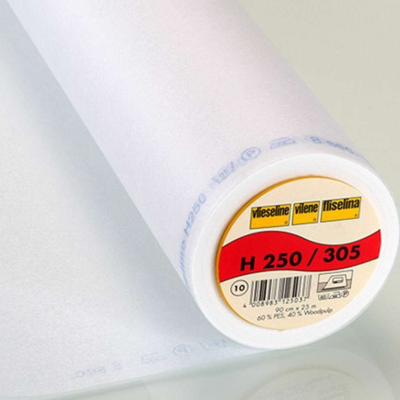 Entoilage thermocollant Vlieseline H250 blanc - Vlieseline - Mondial Tissus - Publicité Entoilage thermocollant Vlieseline H250 blanc - Vlieseline - Mondial Tissus - Publicité