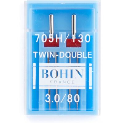 Bohin - Double pointed machine needles 80 mm - 80 mm - 3 mm - Sewing needles - Publicité Bohin - Double pointed machine needles 80 mm - 80 mm - 3 mm - Sewing needles - Publicité