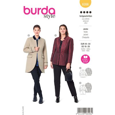 Burda - 6096 - basque - Patron de couture - Publicité Burda - 6096 - basque - Patron de couture - Publicité