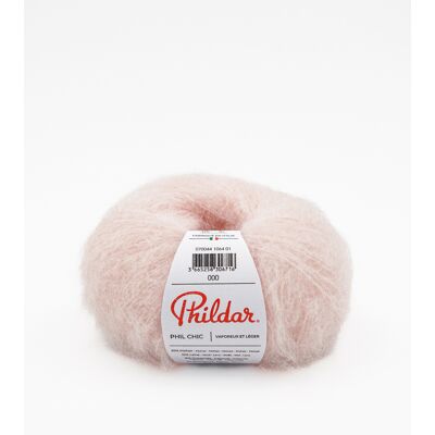 Phildar - Chic nude - Mohair-laine - Yarn - Publicité Phildar - Chic nude - Mohair-laine - Yarn - Publicité