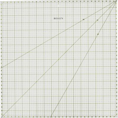 Bohin - Patchwork Ruler 32x32cm - Acrylique - Ruler - Publicité Bohin - Patchwork Ruler 32x32cm - Acrylique - Ruler - Publicité
