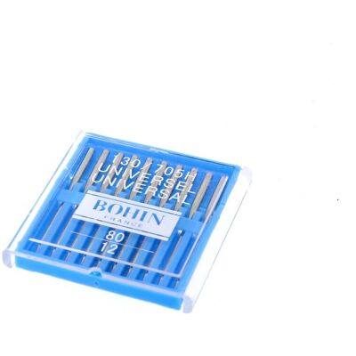 Bohin - Modèle 80 - Aiguilles universelles - Accessoires pour machine à coudre - Publicité Bohin - Modèle 80 - Aiguilles universelles - Accessoires pour machine à coudre - Publicité