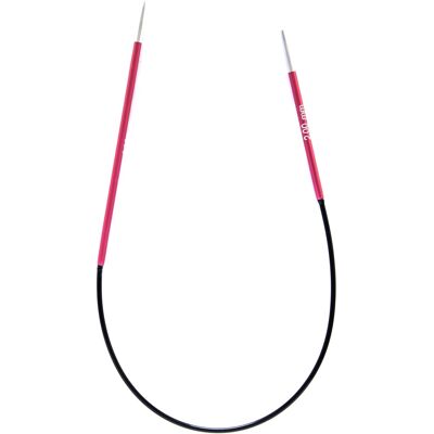 Knit Pro - Zing 25cm Aiguille à Tricoter Fixe Circulaire - Argenté - Publicité Knit Pro - Zing 25cm Aiguille à Tricoter Fixe Circulaire - Argenté - Publicité