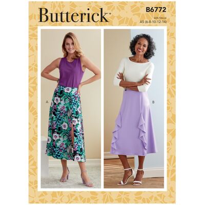 Jupe princesse Butterick B6772A5 - Jupe - Publicité Jupe princesse Butterick B6772A5 - Jupe - Publicité