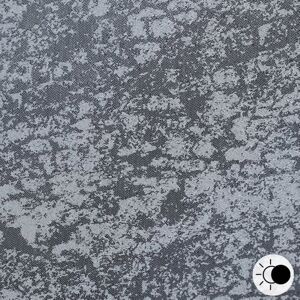 Tissu damassé anthracite occultant enduit x3 effet matière satiné - Linder - Mondial Tissus - Publicité Tissu damassé anthracite occultant enduit x3 effet matière satiné - Linder - Mondial Tissus - Publicité