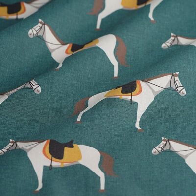 Tissu bachette horse ride vert - Mondial Tissus - Publicité Tissu bachette horse ride vert - Mondial Tissus - Publicité