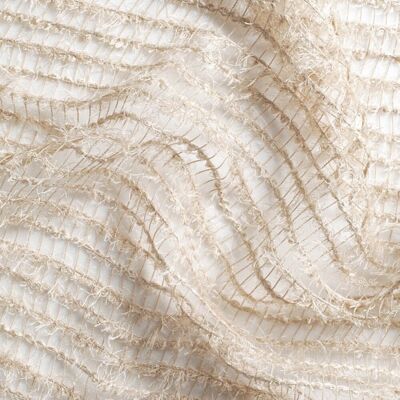 Tissu gaze filet légèrement satiné taupe 275cm - Linder - Mondial Tissus - Publicité Tissu gaze filet légèrement satiné taupe 275cm - Linder - Mondial Tissus - Publicité