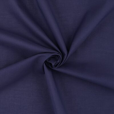 Tissu voile de coton uni bleu marine - Mondial Tissus - Publicité Tissu voile de coton uni bleu marine - Mondial Tissus - Publicité