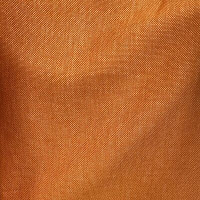Tissu toile fils chenille toucher velours épice orange - Mondial Tissus - Publicité Tissu toile fils chenille toucher velours épice orange - Mondial Tissus - Publicité