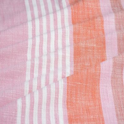 Tissu tissé teint Holidays rose - Mondial Tissus - Publicité Tissu tissé teint Holidays rose - Mondial Tissus - Publicité