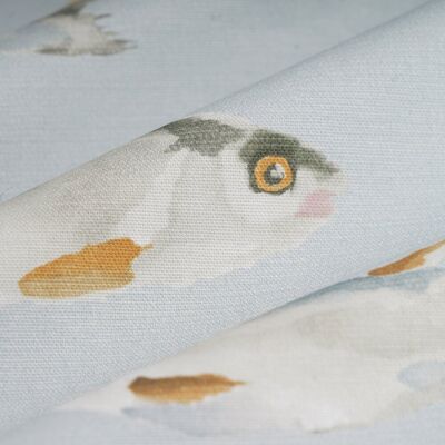 Tissu bachette Watercolor fish multico - MT - Mondial Tissus - Publicité Tissu bachette Watercolor fish multico - MT - Mondial Tissus - Publicité