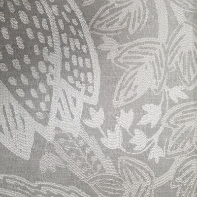 Toile effet lin motif végétation indienne Ecru - Fryett's - Mondial Tissus - Publicité Toile effet lin motif végétation indienne Ecru - Fryett's - Mondial Tissus - Publicité