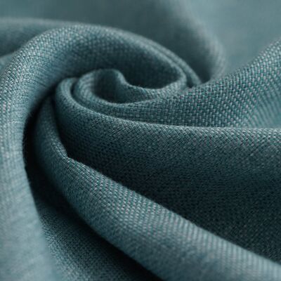 Tissu nappage Tinto turquoise - Mondial Tissus - Publicité Tissu nappage Tinto turquoise - Mondial Tissus - Publicité