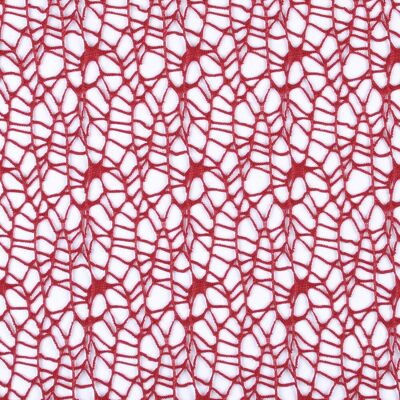Tissu filet spider rouge - Mondial Tissus - Publicité Tissu filet spider rouge - Mondial Tissus - Publicité
