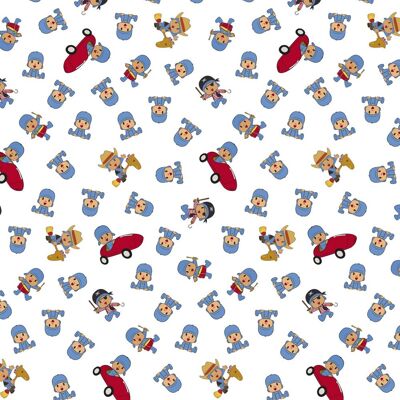Tissu coton Pocoyo déguisements - Mondial Tissus - Publicité Tissu coton Pocoyo déguisements - Mondial Tissus - Publicité