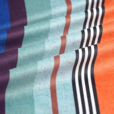 Tissu velours imprimé Bahia multicolore - MT - Mondial Tissus - Publicité Tissu velours imprimé Bahia multicolore - MT - Mondial Tissus - Publicité