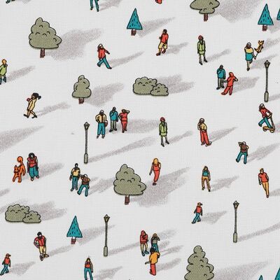 Tissu coton épais people - MT - Mondial Tissus - Publicité Tissu coton épais people - MT - Mondial Tissus - Publicité