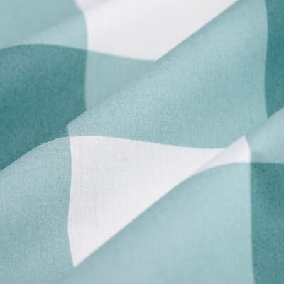 Tissu percale Vichy grande largeur bleu - MT - Mondial Tissus - Publicité Tissu percale Vichy grande largeur bleu - MT - Mondial Tissus - Publicité