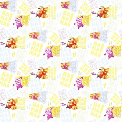 Tissu coton Les Minions et bananes - Mondial Tissus - Publicité Tissu coton Les Minions et bananes - Mondial Tissus - Publicité