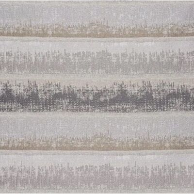Tissu Jacquard rayures tricolores Gris - Fryett's - Mondial Tissus - Publicité Tissu Jacquard rayures tricolores Gris - Fryett's - Mondial Tissus - Publicité