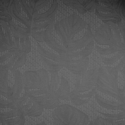 Tissu damassé gris palmes - Mondial Tissus - Publicité Tissu damassé gris palmes - Mondial Tissus - Publicité