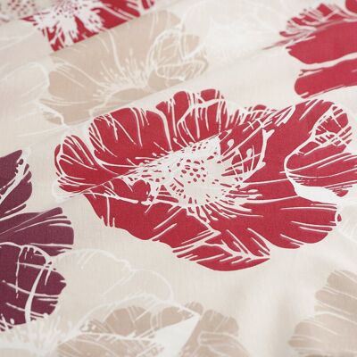 Tissu toile a draps poppy rouge - MT - Mondial Tissus - Publicité Tissu toile a draps poppy rouge - MT - Mondial Tissus - Publicité