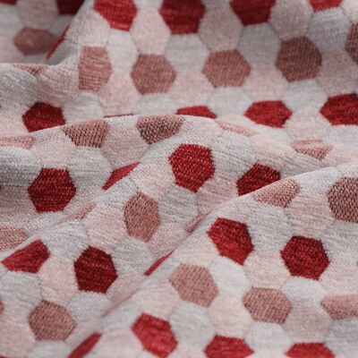 Tissu velours alveole rose - Mondial Tissus - Publicité Tissu velours alveole rose - Mondial Tissus - Publicité