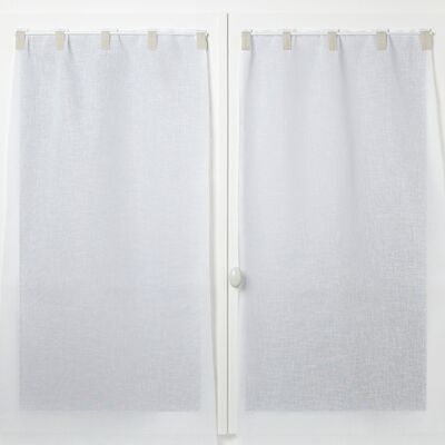 Linder - Rideaux à passants contrastés - Curtains - Publicité Linder - Rideaux à passants contrastés - Curtains - Publicité