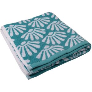 Serviette coquillage vert d'eau 50x100cm - MT - Mondial Tissus - Publicité Serviette coquillage vert d'eau 50x100cm - MT - Mondial Tissus - Publicité