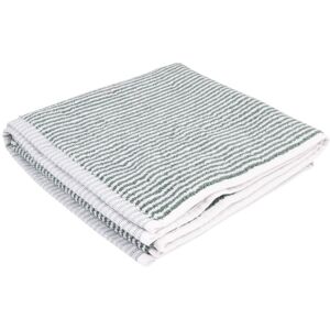 Drap de douche fines rayures kaki 140x70cm - MT - Mondial Tissus - Publicité Drap de douche fines rayures kaki 140x70cm - MT - Mondial Tissus - Publicité