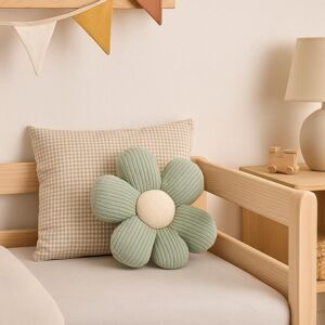 Coussin forme Simone l'anémone vert 30 X 30 cm - MT - Mondial Tissus - Publicité Coussin forme Simone l'anémone vert 30 X 30 cm - MT - Mondial Tissus - Publicité