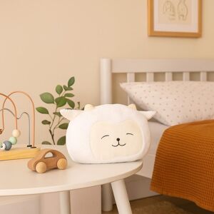 Coussin forme Gaston le mouton blanc - MT - Mondial Tissus - Publicité Coussin forme Gaston le mouton blanc - MT - Mondial Tissus - Publicité