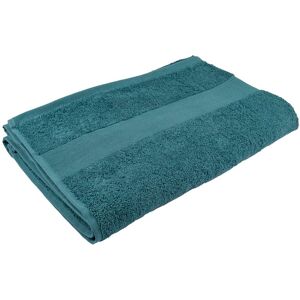 Drap de douche vert 70x140cm 450gsm - MT - Mondial Tissus - Publicité Drap de douche vert 70x140cm 450gsm - MT - Mondial Tissus - Publicité