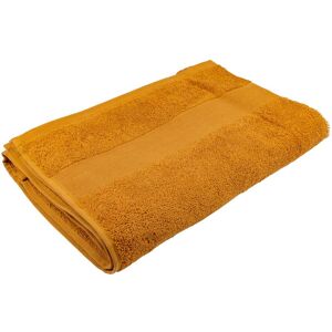 Drap de douche jaune 70x140cm 450gsm - MT - Mondial Tissus - Publicité Drap de douche jaune 70x140cm 450gsm - MT - Mondial Tissus - Publicité