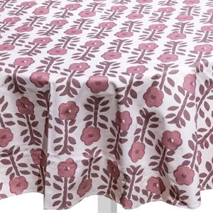 Nappe ronde 160cm médaillons fleurs - MT - Mondial Tissus - Publicité Nappe ronde 160cm médaillons fleurs - MT - Mondial Tissus - Publicité