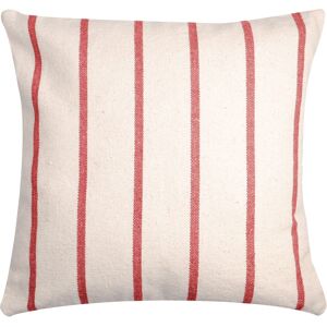 Coussin coton beige rayé rouge 50 x 50 cm - STOF - Mondial Tissus - Publicité Coussin coton beige rayé rouge 50 x 50 cm - STOF - Mondial Tissus - Publicité