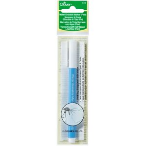 Stylo tissu effaçable à l'eau fin - Clover - Clover - Mondial Tissus - Publicité Stylo tissu effaçable à l'eau fin - Clover - Clover - Mondial Tissus - Publicité