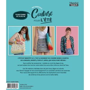 Livre Couture pour l'été - MT - Mondial Tissus - Publicité Livre Couture pour l'été - MT - Mondial Tissus - Publicité